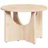 vidaXL Table basse Naturel 50 x 50 x 35 cm Bois de pin massif