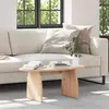 vidaXL Table basse Naturel 80 x 40 x 35 cm Bois de pin massif