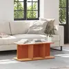 Table Basse Marron Cire 80 X 39,5 X 33,5 Cm Bois Massif En Pin Vidaxl