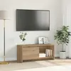 vidaXL Meuble TV chêne artisanal Bois d'ingénierie