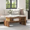 vidaXL Table basse Vieux bois 90 x 55 x 42.5 cm Bois d'ingénierie