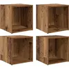 vidaXL Meubles TV 4 pcs Bois ancien 37x35x37 cm Bois d'ingénierie