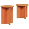 vidaXL Ensemble de tables basses 2 pcs Marron 41,5 x 41,5 x 41 cm