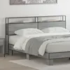 vidaXL Tête de lit de rangement Gris sonoma 200 cm Bois d'ingénierie