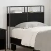 vidaXL Tête de lit de rangement Chêne Noir 100 cm Bois d'ingénierie