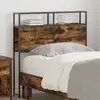 vidaXL Tête de lit de rangement Chêne fumé 80 cm Bois d'ingénierie