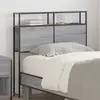 vidaXL Tête de lit de rangement Sonoma gris 90 cm Bois d'ingénierie