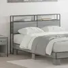 vidaXL Tête de lit de rangement Gris sonoma 140 cm Bois d'ingénierie