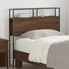 vidaXL Tête de lit de rangement Chêne marron 75 cm Bois d'ingénierie