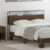 vidaXL Tête de lit de rangement Chêne marron 160 cm Bois d'ingénierie