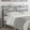 vidaXL Tête de lit de rangement Gris sonoma 160 cm Bois d'ingénierie
