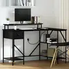 vidaXL Bureau Chêne noir 120 x 79 x 86.5 cm Bois d'ingénierie