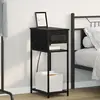 vidaXL Vidaxl Cabinet De Chevet Chêne Noir 28.1 X 40.9 X 75 Cm