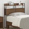 vidaXL Tête de lit de rangement Chêne marron 75 cm Bois d'ingénierie