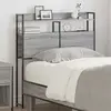 vidaXL Tête de lit de rangement Gris sonoma 80 cm Bois d'ingénierie