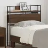 vidaXL Tête de lit de rangement Chêne marron 100 cm Bois d'ingénierie