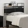 vidaXL Tête de lit de rangement Chêne noir 80 cm Bois d'ingénierie