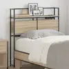 vidaXL Tête de lit de rangement Chêne sonoma 80 cm Bois d'ingénierie