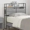vidaXL Tête de lit de rangement Sonoma gris 90 cm Bois d'ingénierie