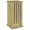 vidaXL Jardinière  avec Doublure 33x33x65 cm Bois Imprégné Pin