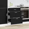 vidaXL vidaXL Meuble de cuisine bas Riga Chêne noir 60 x 46 x 81,5 cm