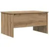 vidaXL Vidaxl Table Basse Chêne Artisanal 80 X 50,5 X 42,5 Cm