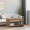 vidaXL Table basse en chêne artisanal 102 X 50 X 52.5 Cm Lumarko