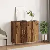 vidaXL Buffet Bois ancien 90 x 34 x 80 cm Bois d'ingénierie