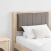 vidaXL Tête de lit capitonnée avec tête de lit Marron 150 cm