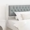 vidaXL Tête de lit Autre Blanc et gris clair 100 cm Bois massif en pin