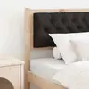 vidaXL Tête de lit Autre Marron et noir 90 cm Bois massif en pin