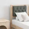 vidaXL Tête de lit marron et gris foncé 120 cm Bois massif en pin
