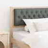 vidaXL Tête de lit marron et gris foncé 100 cm Bois massif en pin