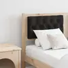 vidaXL Tête de lit Autre Marron et noir 150 cm Bois massif en pin