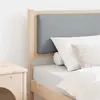 vidaXL Tête de lit Autre Marron 75 cm Bois massif en pin
