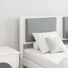 vidaXL Tête de lit Autre Blanc 135 cm Bois massif en pin