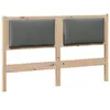 vidaXL Tête de lit Autre Marron 140 cm Bois massif en pin