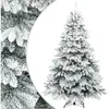 vidaXL vidaXL Arbre de Noël Artificiel Moderne à Charnières Flocké ave...