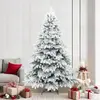 vidaXL vidaXL Arbre de Noël Artificiel Moderne à Charnières Flocké ave...