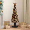 Sapin De Noël Marron 90 Cm Bois De Teck Massif Vidaxl