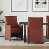 vidaXL Chaise de salle à manger 2 pcs Marron brillant 58 x 67 x 97 cm