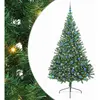 vidaXL Vidaxl Sapin De Noël Artificiel Pré-Éclairé Vert 240 Cm Pvc