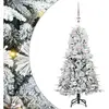 Sapin De Noël Artificiel À Branches Articulées Blanc 120 Cm Vidaxl