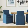vidaXL Chaise de salle à manger 2 pcs bleu 57 x 67 x 95 cm Tissu
