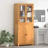 vidaXL Ensemble de meubles de rangement avec étagère 2 pcs Naturel