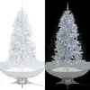 Prolenta Maison Exclusive - Sapin de Noël enneigé avec socle parapluie...