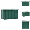 vidaXL Coffre de jardin vert 109 x 67 x 65 cm - Coffres de jardin