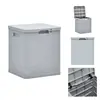vidaXL Boîte de rangement de jardin 90 L gris clair - Boîtes de jardin