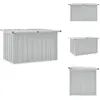 Vidaxl - Boîte de rangement de jardin Gris 109x67x65 cm - Boîte De Rangement Jardin - Coffre De Jardin - Rangement Exterieur - Meuble De Jardin