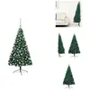 vidaXL Semi-sapin de Noël artificiel éclairage boules vert 240 cm - Sa...
